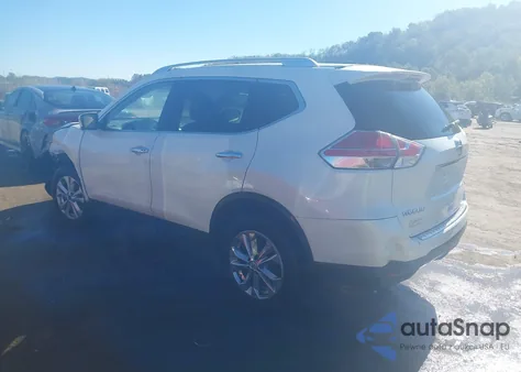 2016 Nissan Rogue Sv z USA, uszkodzony, nr VIN KNMAT2MV2GP611498